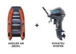 Лодка ПВХ ANGLER AN 360XL + 2х-тактный лодочный мотор MIKATSU M15FHS