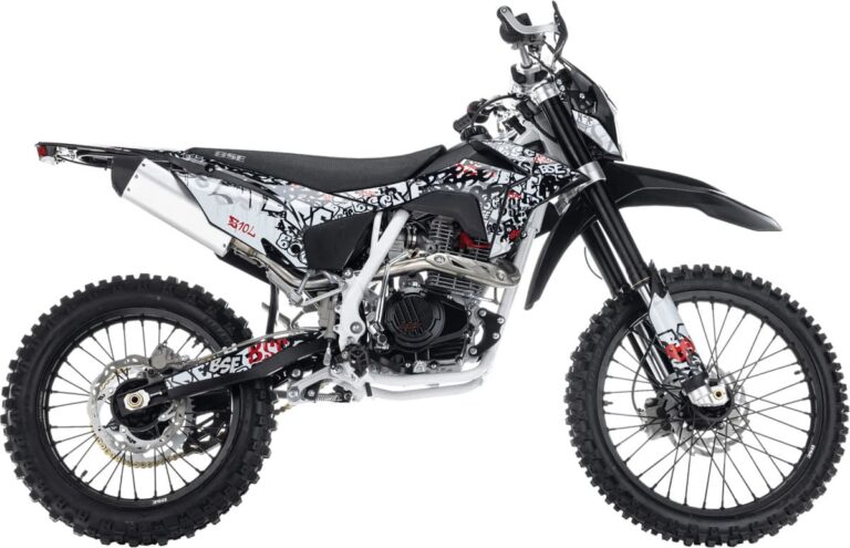 Мотоцикл кроссовый эндуро BSE Z10L Graffiti White (172 FMM) 21/18